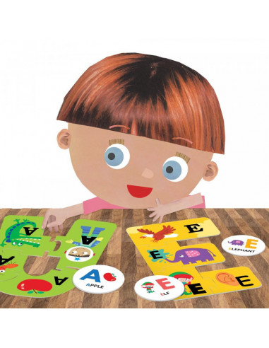 Headu Ecoplay - Joc Sa Invatam Vocalele,HE27965