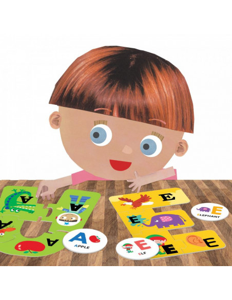 Headu Ecoplay - Joc Sa Invatam Vocalele,HE27965