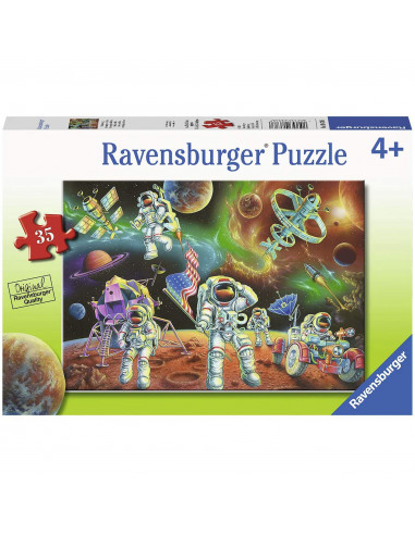 Puzzle Astronauti Pe Luna, 35 Piese,RVSPC08678