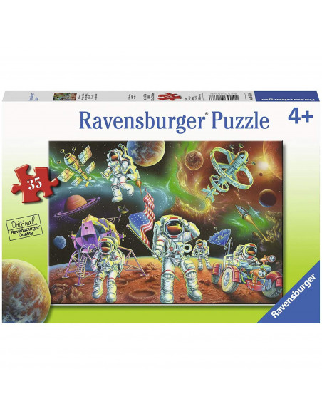 Puzzle Astronauti Pe Luna, 35 Piese,RVSPC08678