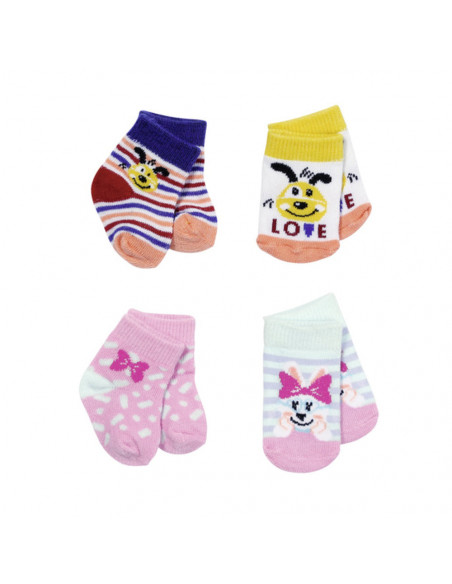 Baby Born - Set 2 Perechi Sosete 43 Cm Diverse Modele,ZF831755