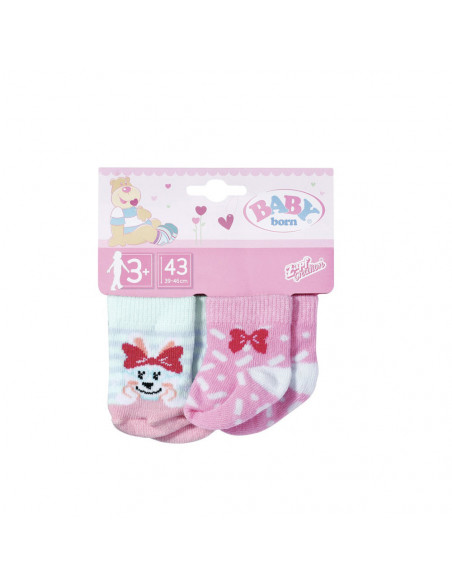 Baby Born - Set 2 Perechi Sosete 43 Cm Diverse Modele,ZF831755