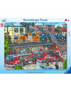Puzzle Misiune De Salvare Pompieri, 48 Piese,RVSPC05093