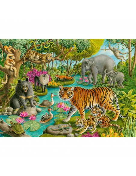 Puzzle Padure In India, 60 Piese,RVSPC05163