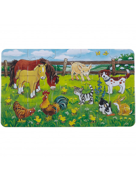 Puzzle Animale Pe Pajiste, 15 Piese,RVSPC06046
