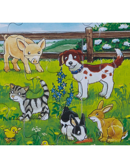Puzzle Animale Pe Pajiste, 15 Piese,RVSPC06046