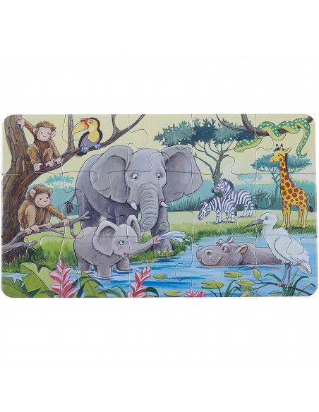 Puzzle Animale Din Africa, 15 Piese,RVSPC06136