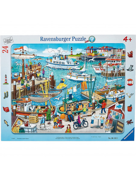 Puzzle O Zi In Port, 24 Piese,RVSPC06152