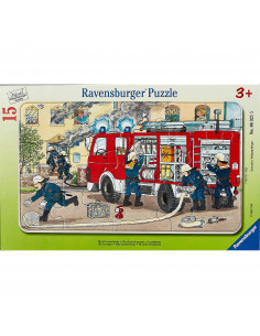 Puzzle Masina De Pompieri, 15 Piese,RVSPC06321