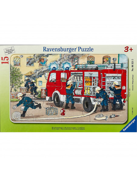 Puzzle Masina De Pompieri, 15 Piese,RVSPC06321