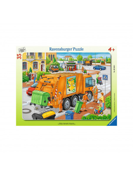 Puzzle Masina De Colectat Gunoi, 35 Piese,RVSPC06346