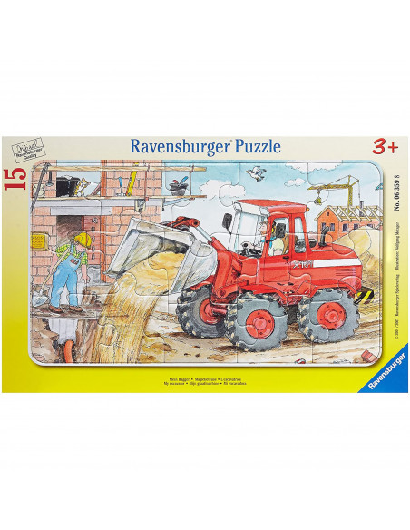 Puzzle Excavator, 15 Piese,RVSPC06359
