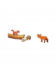 Puzzle Puiuti De Animale In Padure, 15 Piese,RVSPC06376 2