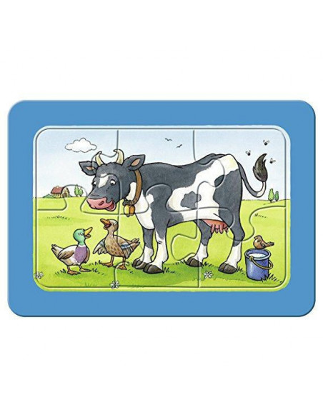 Puzzle Animalele Buni Prieteni, 3X6 Piese,RVSPC06571
