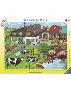 Puzzle Familii De Animale, 33 Piese,RVSPC06618