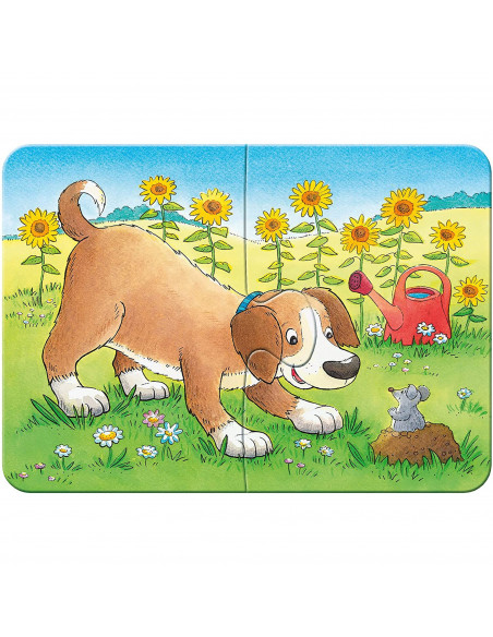 Primul Meu Puzzle Animale, 2/4/6/8 Piese,RVSPC06951