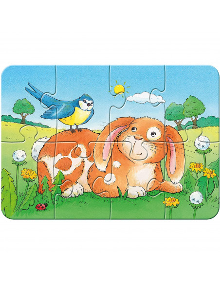 Primul Meu Puzzle Animale, 2/4/6/8 Piese,RVSPC06951