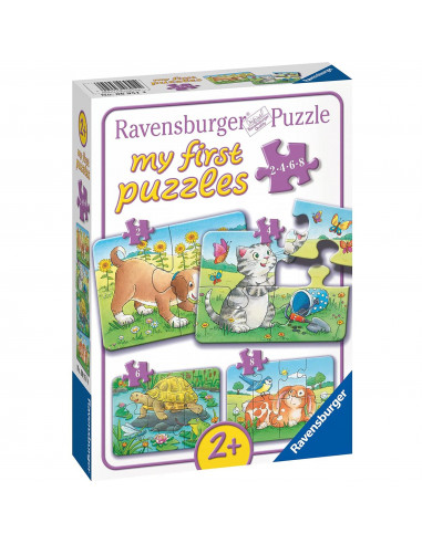 Primul Meu Puzzle Animale, 2/4/6/8 Piese,RVSPC06951