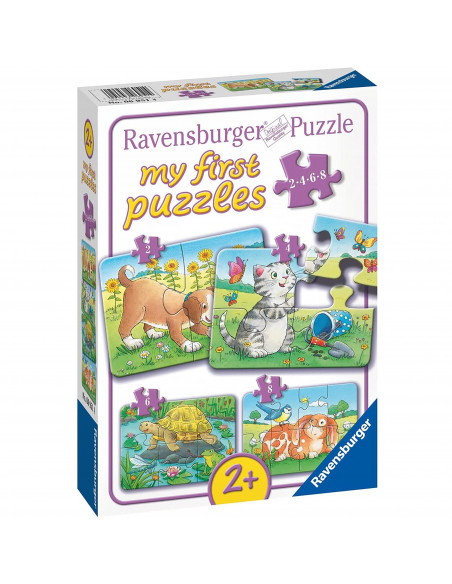 Primul Meu Puzzle Animale, 2/4/6/8 Piese,RVSPC06951