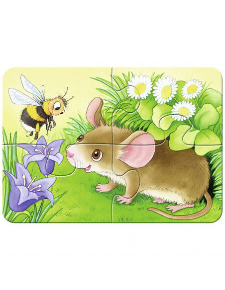 Primul Meu Puzzle Animale Din Padure, 2/4/6/8 Piese,RVSPC06952