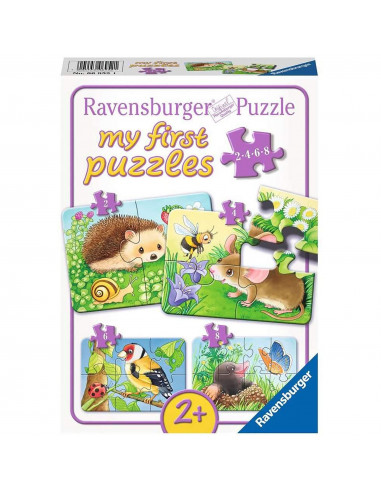 Primul Meu Puzzle Animale Din Padure, 2/4/6/8 Piese,RVSPC06952