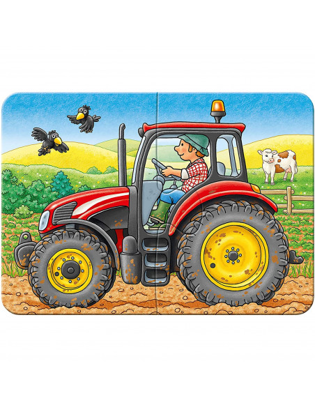Primul Meu Puzzle Utilaje Agricole, 2/4/6/8 Piese,RVSPC06954