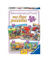 Primul Meu Puzzle Utilaje Agricole, 2/4/6/8 Piese,RVSPC06954