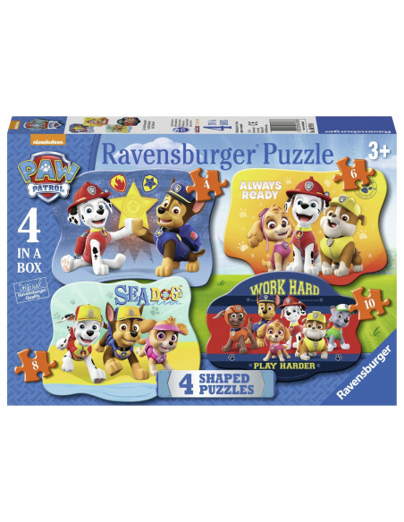 Puzzle Paw Patrol, 4/6/8/10 Piese,RVSPC06979