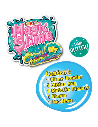 Craze Slime Magic Cu Surpriza - Comoara Oceanului,CRZ21842
