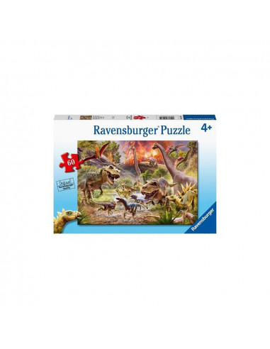 Puzzle Atacul Dinozaurilor, 60 Piese,RVSPC05164