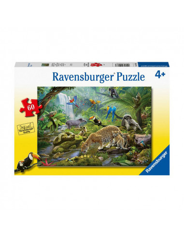 Puzzle Animale In Padurea Tropicala, 60 Piese,RVSPC05166