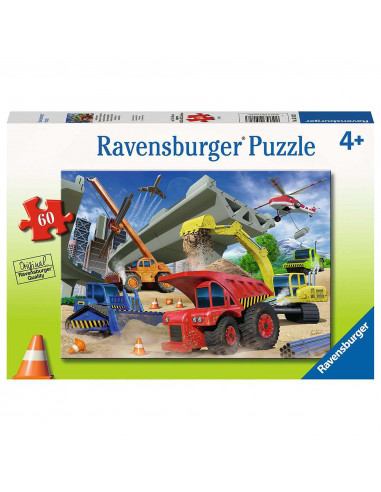 Puzzle Vehicule De Constructii, 60 Piese,RVSPC05182
