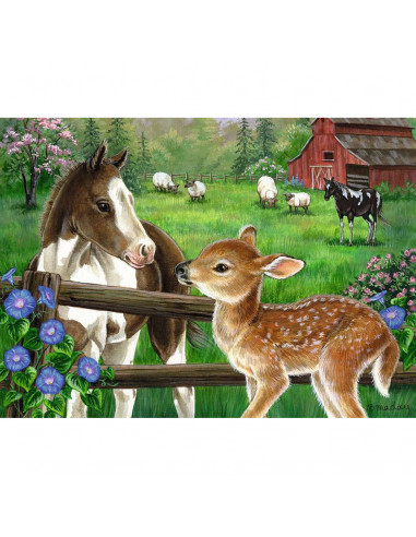 Puzzle Calut Si Caprioara, 60 Piese,RVSPC09625