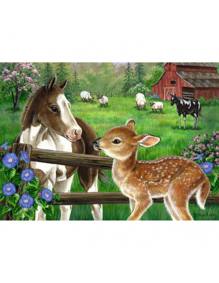 Puzzle Calut Si Caprioara, 60 Piese,RVSPC09625
