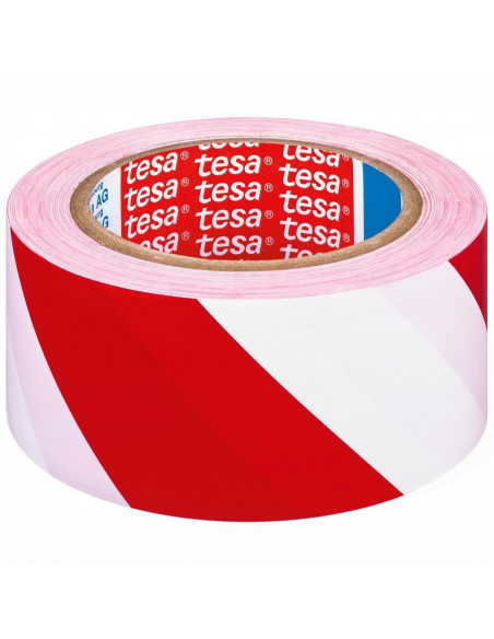 BANDA ADEZIVA MARCARE ROSU/ALB 33M 50MM TESA,TS607688