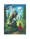 Puzzle Scufita Rosie Si Lupul, 100 Piese Glitter,RVSPC12988