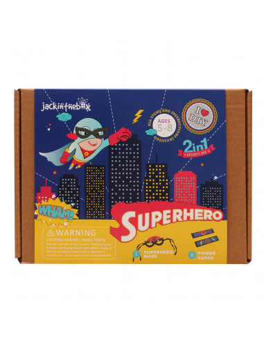 Jack In The Box - Kit Creatie 2-In-1 Supererou,JK10011