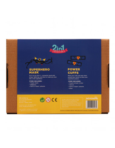 Jack In The Box - Kit Creatie 2-In-1 Supererou,JK10011