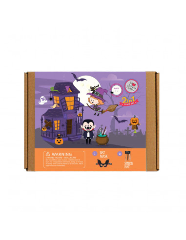 Jack In The Box - Kit Creatie 2-In-1 Halloween Fericit,JK10063