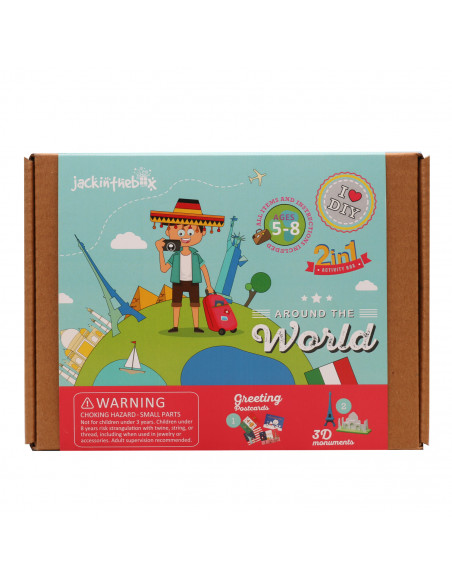 Jack In The Box - Kit Creatie 2-In-1 In Jurul Lumii,JK10018