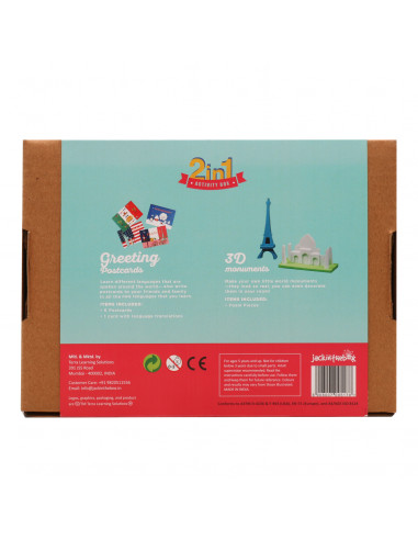 Jack In The Box - Kit Creatie 2-In-1 In Jurul Lumii,JK10018
