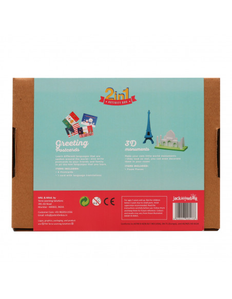 Jack In The Box - Kit Creatie 2-In-1 In Jurul Lumii,JK10018