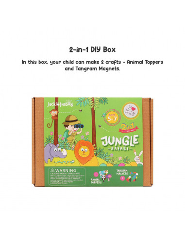 Jack In The Box - Kit Creatie 2-In-1 Safari In Jungla,JK10021
