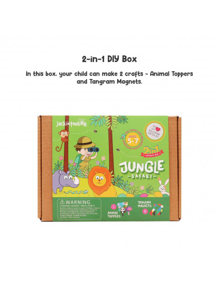 Jack In The Box - Kit Creatie 2-In-1 Safari In Jungla,JK10021