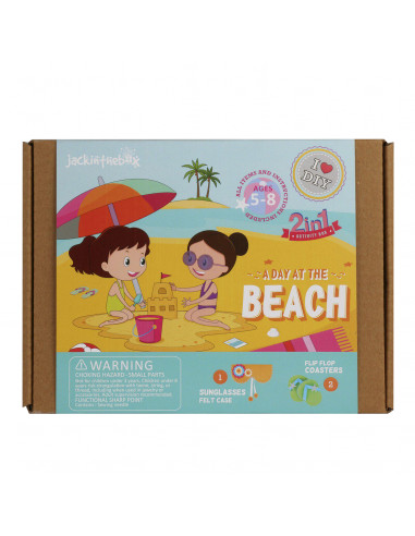 Jack In The Box - Kit Creatie 2-In-1 O Zi Pe Plaja,JK10015