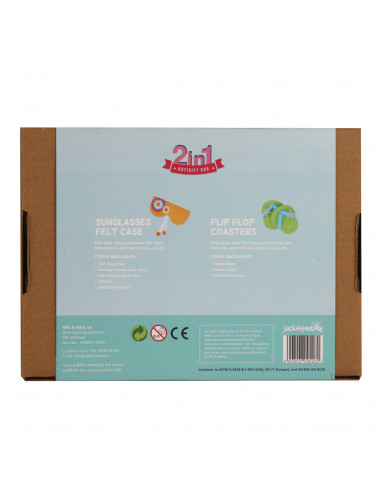 Jack In The Box - Kit Creatie 2-In-1 O Zi Pe Plaja,JK10015