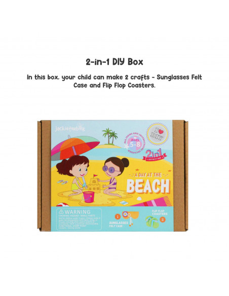 Jack In The Box - Kit Creatie 2-In-1 O Zi Pe Plaja,JK10015