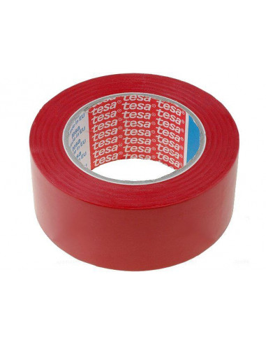 BANDA ADEZIVA MARCARE ROSU/ALB 33M 50MM TESA,TS607688