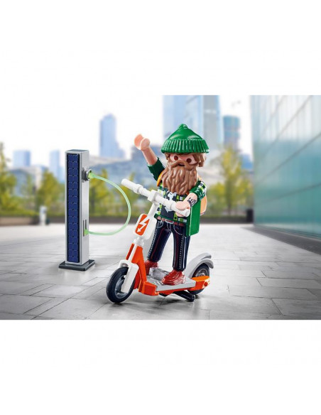 Playmobil - Hipster Cu Scuter,70873