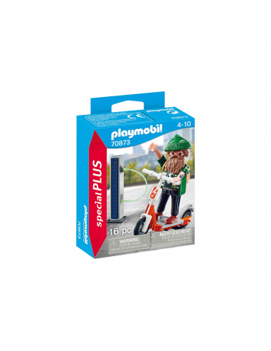 Playmobil - Hipster Cu Scuter,70873